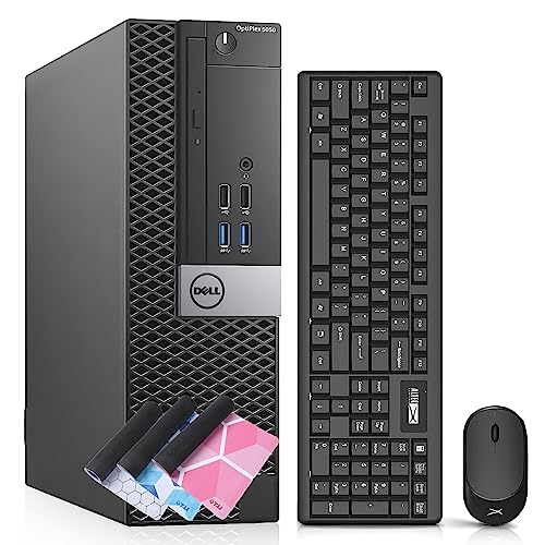 Dell OptiPlex 5050 Desktop Computers PC,Intel i7-6700 3.4GHz,32GB DDR4 Ram New 512GB M.2 NVMe SSD+1TB HDD,Intel AX200 Built-in WiFi 6,Bluetooth 5.2, HDMI,DVD-RW,Windows 10 Pro (Renewed)