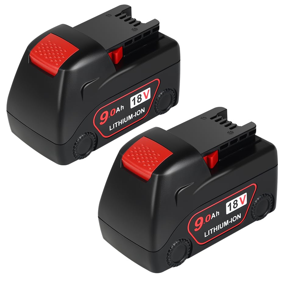 Aoasur 9.0Ah Replacement for Milwaukee 18v Battery (2-Pack)