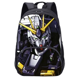 potekoo teens gundam lightweight student bookbag classic canvas graphic knapsack basic large daypacks for travel,outdoors