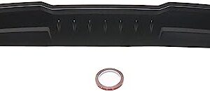 Tailgate Spoiler Cover CH06A16 Replacement for 2009-2021 Do-dge R-am 1500 2500 3500 Truck ; No Cutting or Drilling Required Black