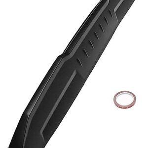 Tailgate Spoiler Cover CH06A16 Replacement for 2009-2021 Do-dge R-am 1500 2500 3500 Truck ; No Cutting or Drilling Required Black