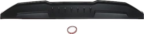 Tailgate Spoiler Cover CH06A16 Replacement for 2009-2021 Do-dge R-am 1500 2500 3500 Truck ; No Cutting or Drilling Required Black