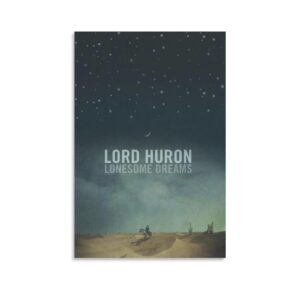 lord huron lonesome dreams canvas poster bedroom decoration landscape office valentine's birthday gift unframe-style12x18inch(30x45cm)