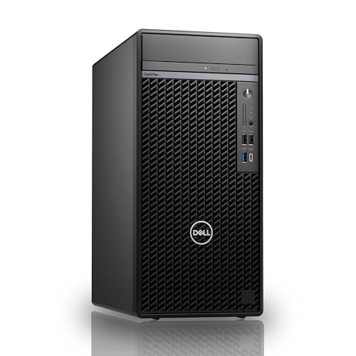 Dell OptiPlex 7080 Gaming Desktop Mini Tower, Intel Core i7-10700 Processor, 32GB RAM, 1TB PCIe SSD, Intel UHD Graphics, Windows 11 Pro, Black