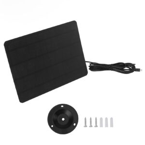 hilitand 10w 6v solar panel for outdoor security camera waterproof solar panel continuously power for rechargeable battery surveillance camera