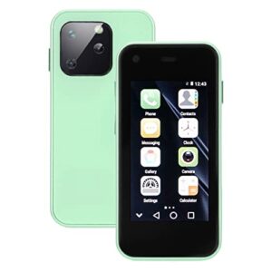 zyyini mini size 2.5inch hd touchscreen lightweight cell phone for working (green)