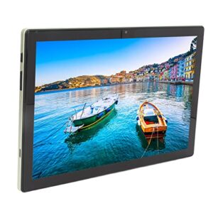 rosvola 10.1 inch tablet 256gb rom dual sim dual standby 4g call tablet 11 for desktop (light green)
