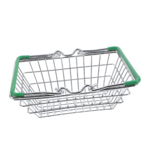 childweet mini fruit basket iron round green decor basket for kids storage