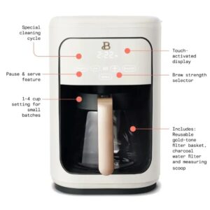 Beautiful 14 Cup Programmable Touchscreen Coffee Maker,by Drew Barrymore