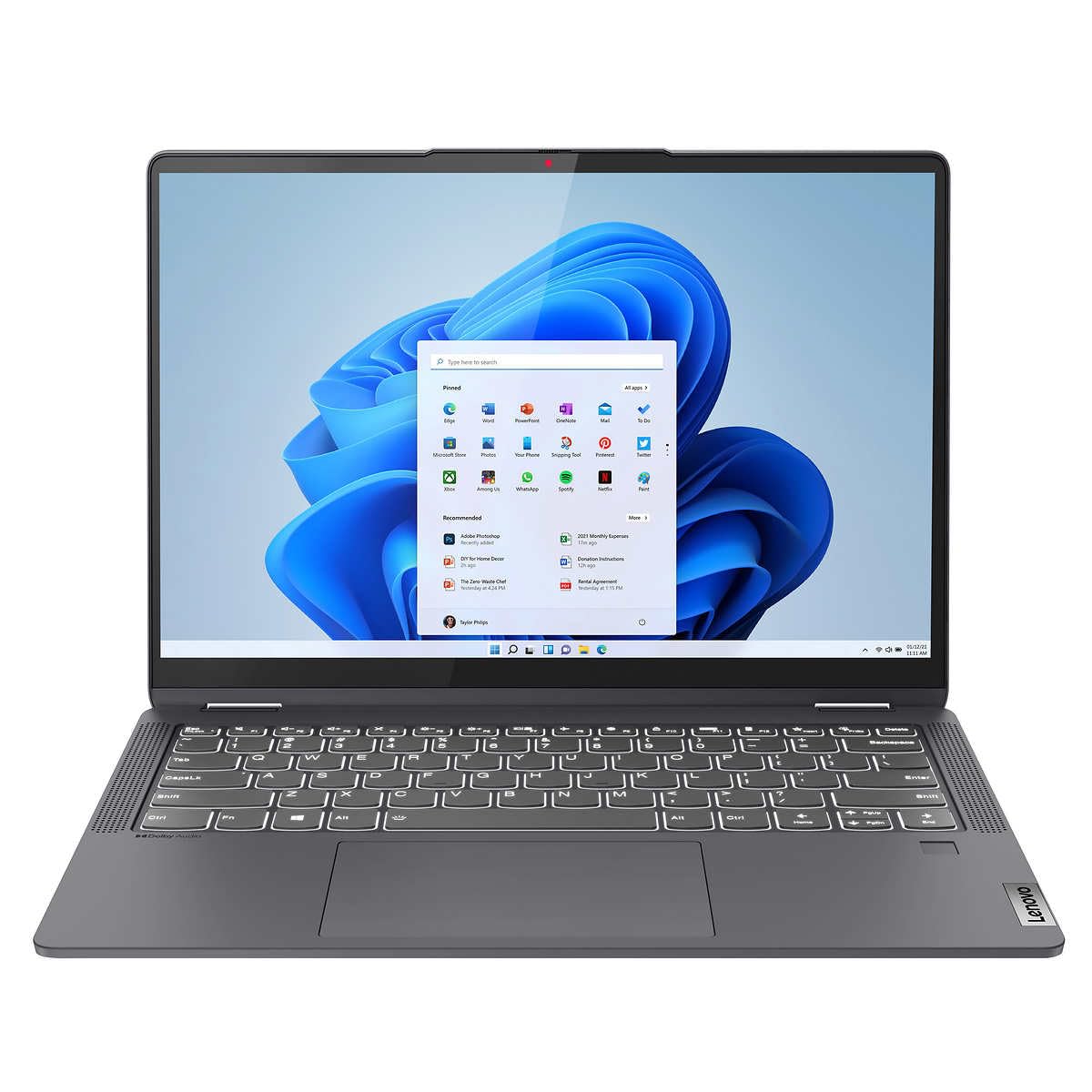 Lenovo Flex 5 2-in-1 14" Touchscreen| Intel Core i5-1235U Processor | 16GB RAM | 512GB SSD | Intel Iris Xe Graphics | Backlit Keyboard | Fingerprint Reader | Windows 11 Home | Bundle with Stylus Pen