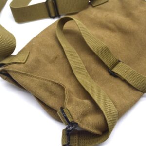 Replica WW2 U.S. ARMY LIGHTWEIGHT SERVICE GAS MASK BAG khaki Color