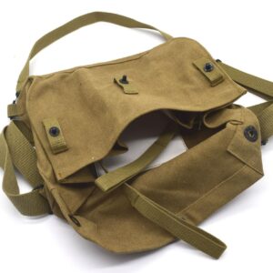 Replica WW2 U.S. ARMY LIGHTWEIGHT SERVICE GAS MASK BAG khaki Color