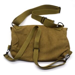 Replica WW2 U.S. ARMY LIGHTWEIGHT SERVICE GAS MASK BAG khaki Color