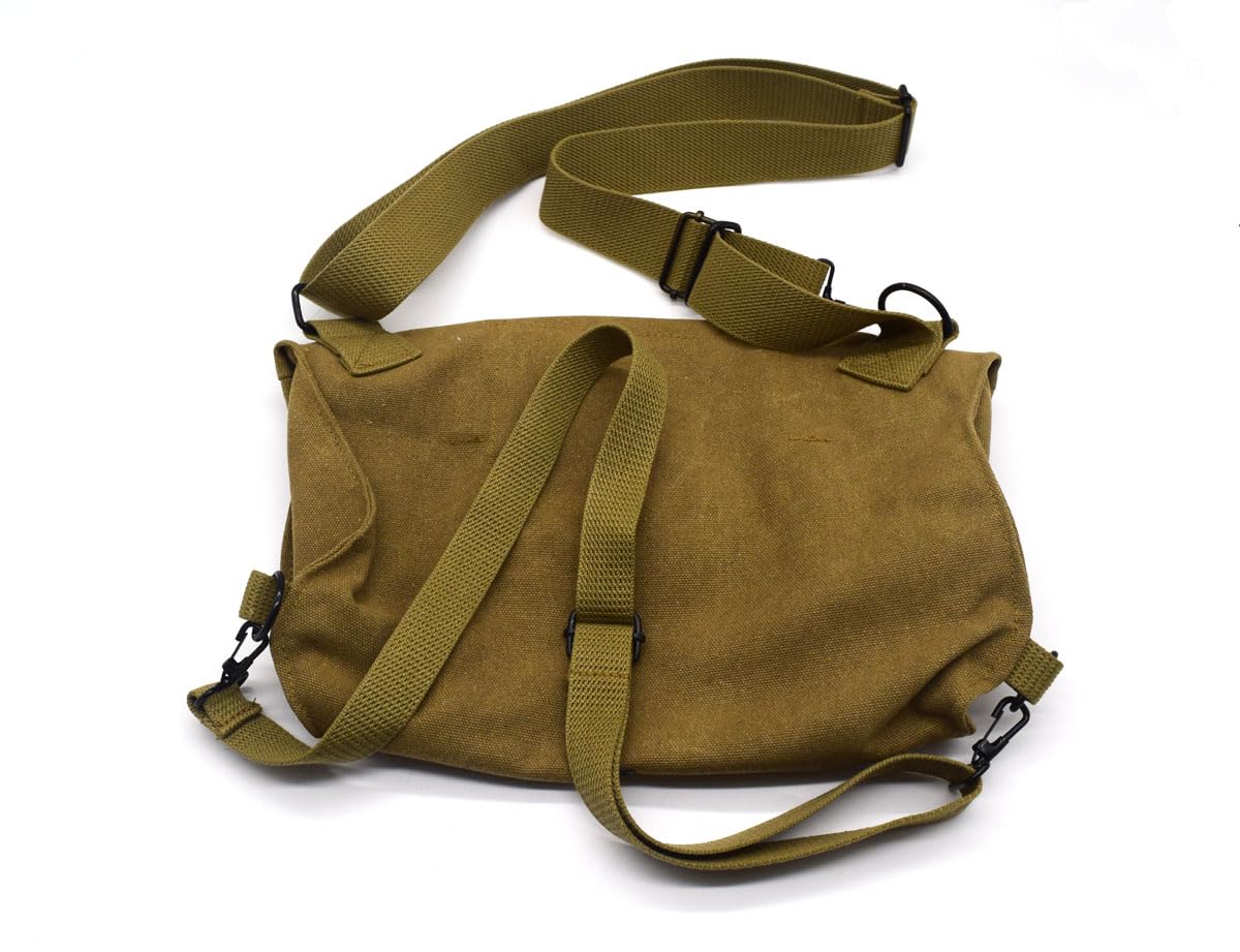 Replica WW2 U.S. ARMY LIGHTWEIGHT SERVICE GAS MASK BAG khaki Color