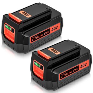 ohyes bat 2pack 40 volt max 3.0ah lithium ion replacement battery