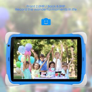 Kids Tablet Toddler Tablet 10 inch Android 12 Tablet for kid, 32GB Tableta for Boys Girls 2GB RAM WiFi Dual Camera 10.1" IPS Safety Eye Protection Screen Parental Control APP Latest Model Kid Tablets