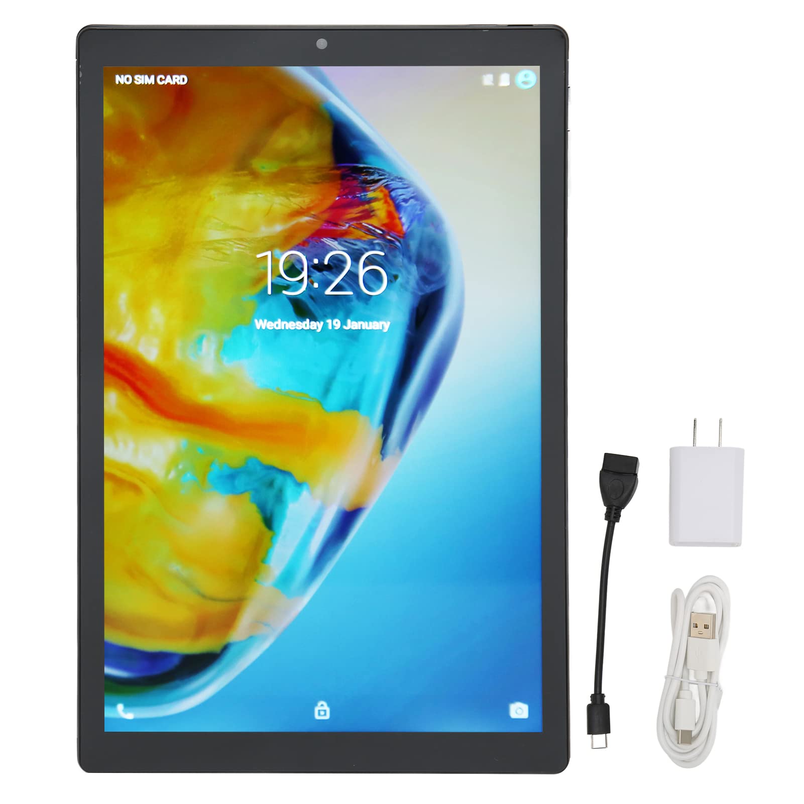 Zopsc 10 Inch Tablet, HD IPS Tablet with Octa Core CPU, 4GB+64GB, 128GB Expandable, 5MP+8MP Dual Camera, 5000mAh Battery, Supports 3G Network and 5G WiFi, Blue (US Plug)