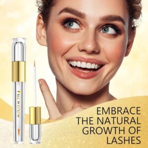 Lash Serum, Eyelash Serum Eyebrow Growth Serum, Premium Lash Serum for Eyelash Growth and Thickness, Lash Enhancing Boost Serum for Longer, Fuller and Thicker Natural Eyelashes Extensions (3ml)