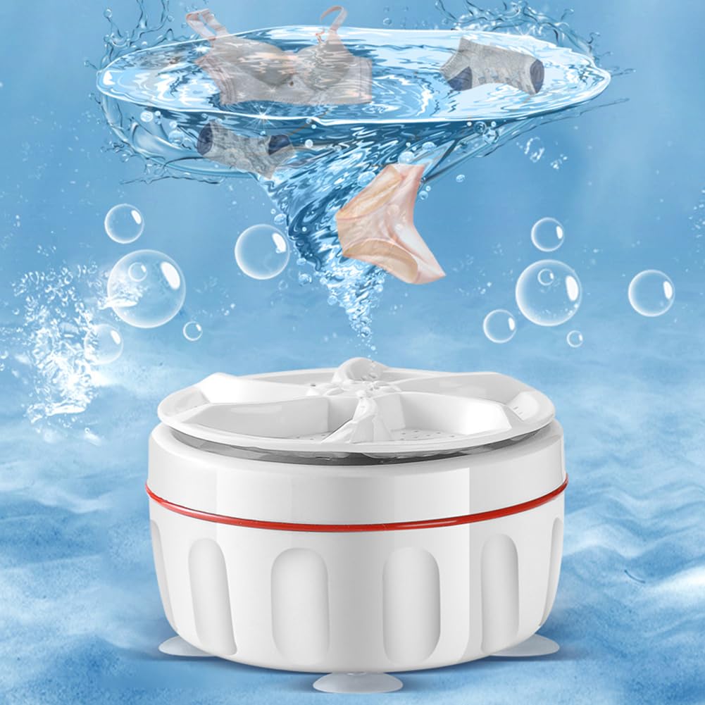 UEncounter Portable Washer USB Powered Cleaning Washing Machine Mini Turbo Washer for Socks Underwear and Baby Clothes