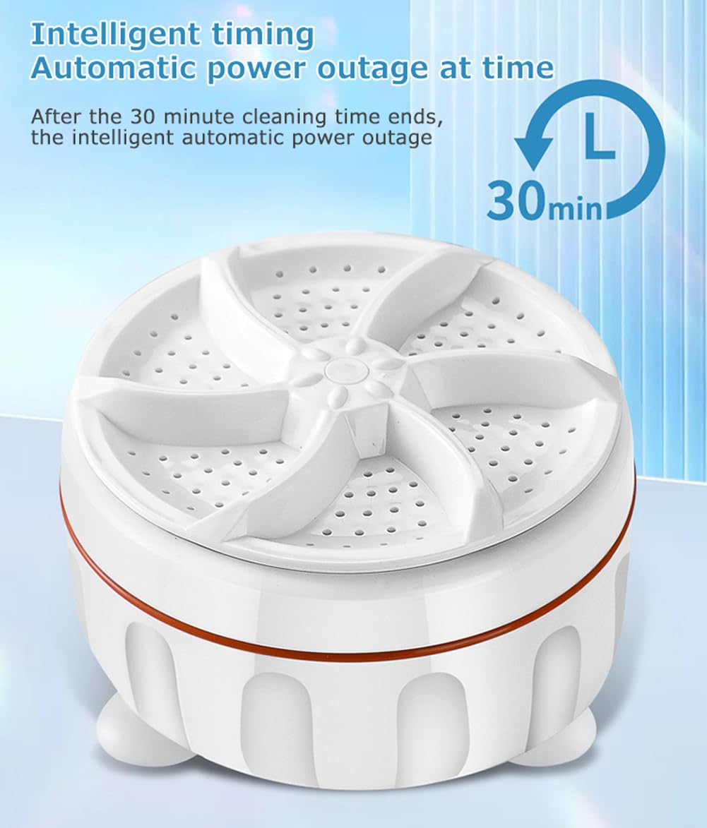 UEncounter Portable Washer USB Powered Cleaning Washing Machine Mini Turbo Washer for Socks Underwear and Baby Clothes