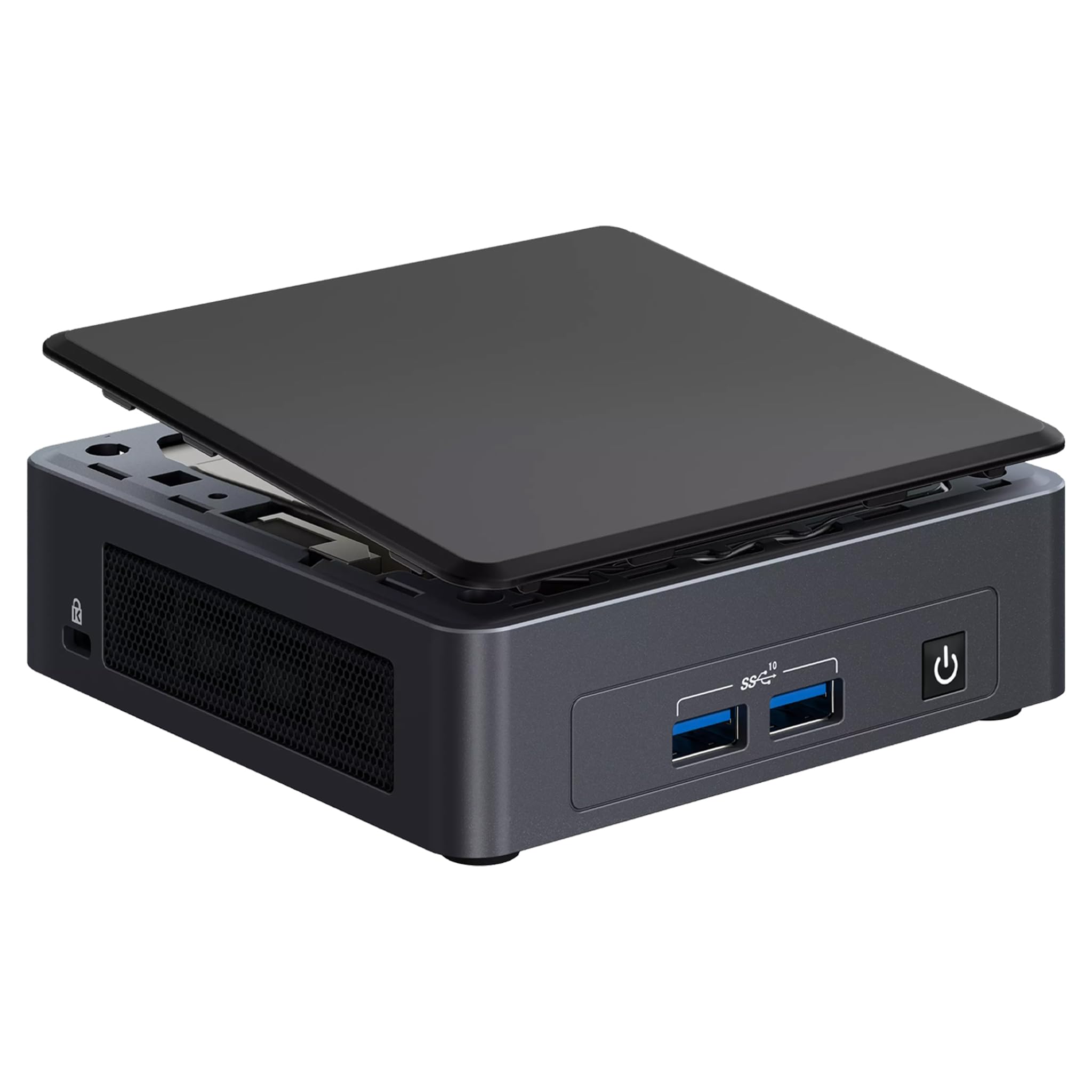 Intel NUC 11 Pro Slim Kit, 11th Gen, Core i7-1165G7, 64 GB DDR4 RAM, 1 TB SSD, RJ-45, WiFi-6,Bluetooth, HDMI, Windows 11 Pro, Mini PC + NPO Cord