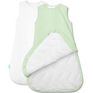 PurComfy Quilted Supersoft Sleep Sack, 2.5 TOG Premium Bamboo Viscose Warm Baby Sleeping Bag, 2-Way Zipper 6-15 Months