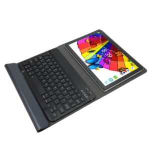 tablet pc, 8800mah 8gb ram 128gb rom ips 10 inch tablet octa core for school (silver)