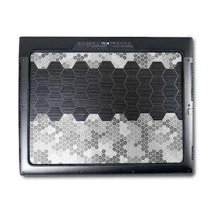 MightySkins Glossy Glitter Skin Compatible with Alienware M18 R1 (2023) Full Wrap Kit - Camo Hexadots | Protective, Durable High-Gloss Glitter Finish | Easy to Apply & Change Styles | Made in The USA