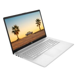 HP 2023 Newest 17 Laptop, 17.3" HD+ Touchscreen Display, AMD Ryzen 5 7530U Processor (Beats i7-1165G7), 32GB RAM, 1TB SSD, Wi-Fi 6, HDMI, Backlit KB, Webcam, Windows 11 Home, Silver, KKE Accessories