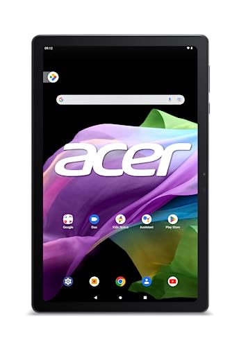 Acer Iconia Tab P10 P10-11-K5P5 Tablet | 10.4" 2K 2000 x 1200 IPS Touch | MediaTek MT8183C Octa-Core CPU | 4GB LPDDR4 | 64GB eMMC | WiFi-5 | Front 5MP & Rear 8MP Webcam | Portfolio Case | Android 12