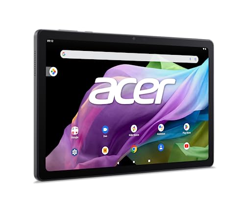 Acer Iconia Tab P10 P10-11-K5P5 Tablet | 10.4" 2K 2000 x 1200 IPS Touch | MediaTek MT8183C Octa-Core CPU | 4GB LPDDR4 | 64GB eMMC | WiFi-5 | Front 5MP & Rear 8MP Webcam | Portfolio Case | Android 12