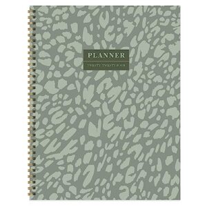 tf publishing 2024 wild sage large weekly monthly planner | monthly life planner for women with 2 page spreads | 12 month calendar and planning prompts | planner for school or work | 9"x11"