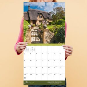 TF PUBLISHING 2024 Cottage Life Wall Calendar | Large Grids for Appointments and Scheduling | Vertical Monthly Wall Calendar 2024 | Home and Office Organization | Premium Gloss Paper | 12"x12"