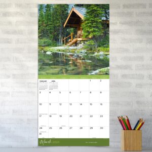 TF PUBLISHING 2024 Cottage Life Wall Calendar | Large Grids for Appointments and Scheduling | Vertical Monthly Wall Calendar 2024 | Home and Office Organization | Premium Gloss Paper | 12"x12"