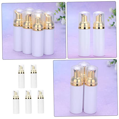 10 pcs Mousse Sparkling Bottle Plastic Foaming Bottles Reusable foaming soap Dispenser Pump Dispenser Bottle Foam Shampoo Bottle Organiser Human Refill Slim Travel Manual Trash can