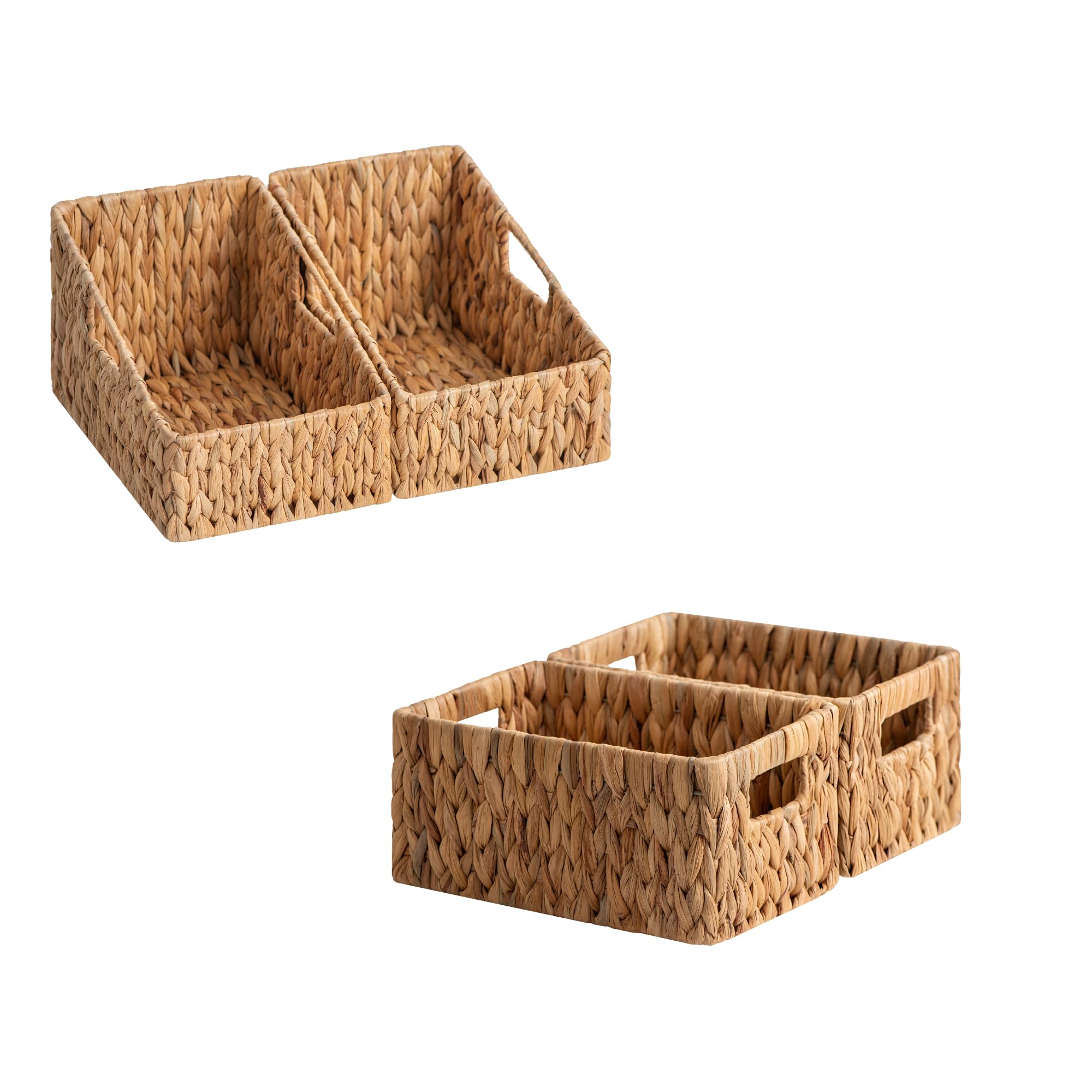 StorageWorks Wicker Baskets for Storage