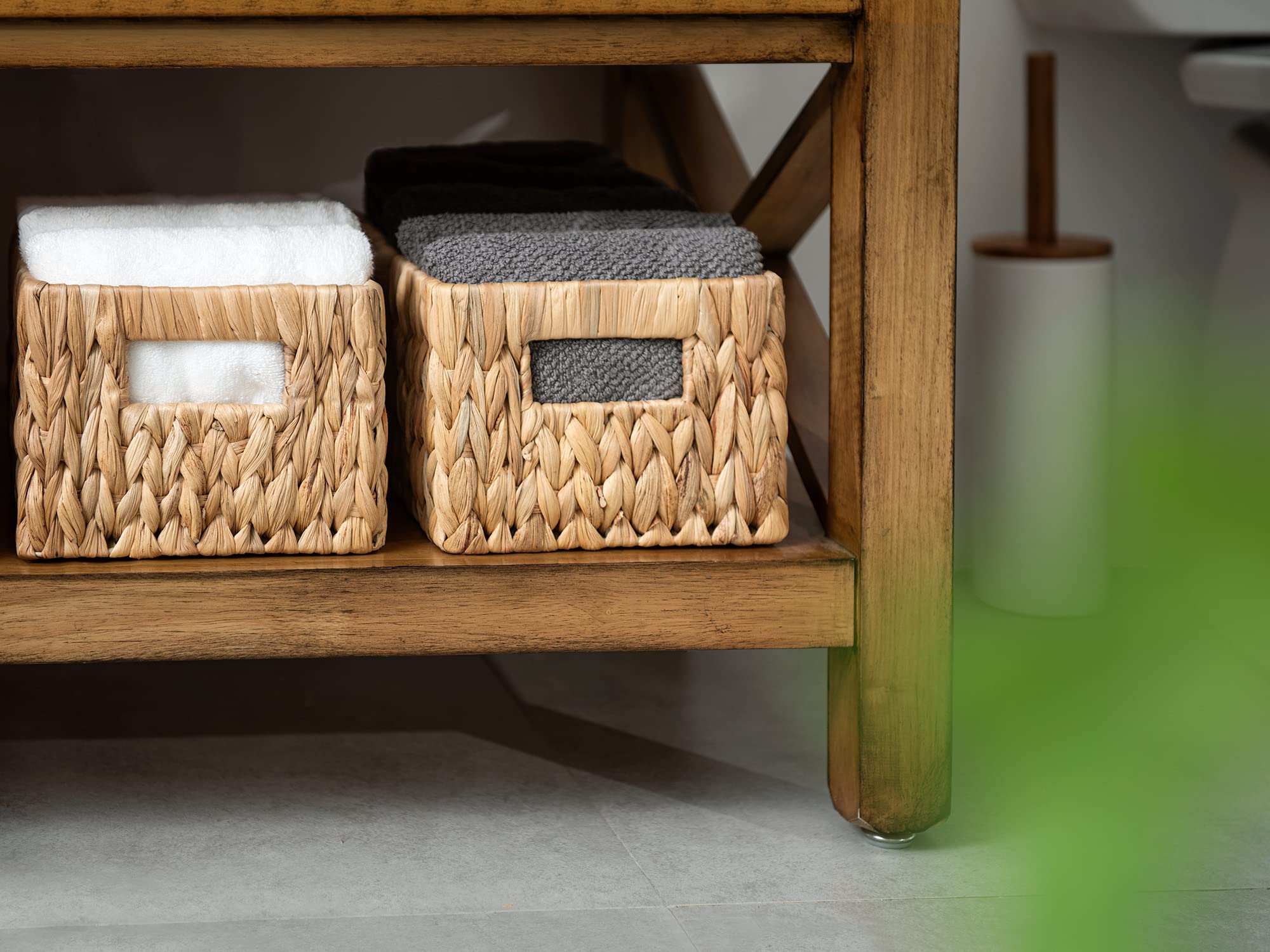 StorageWorks Wicker Baskets for Storage