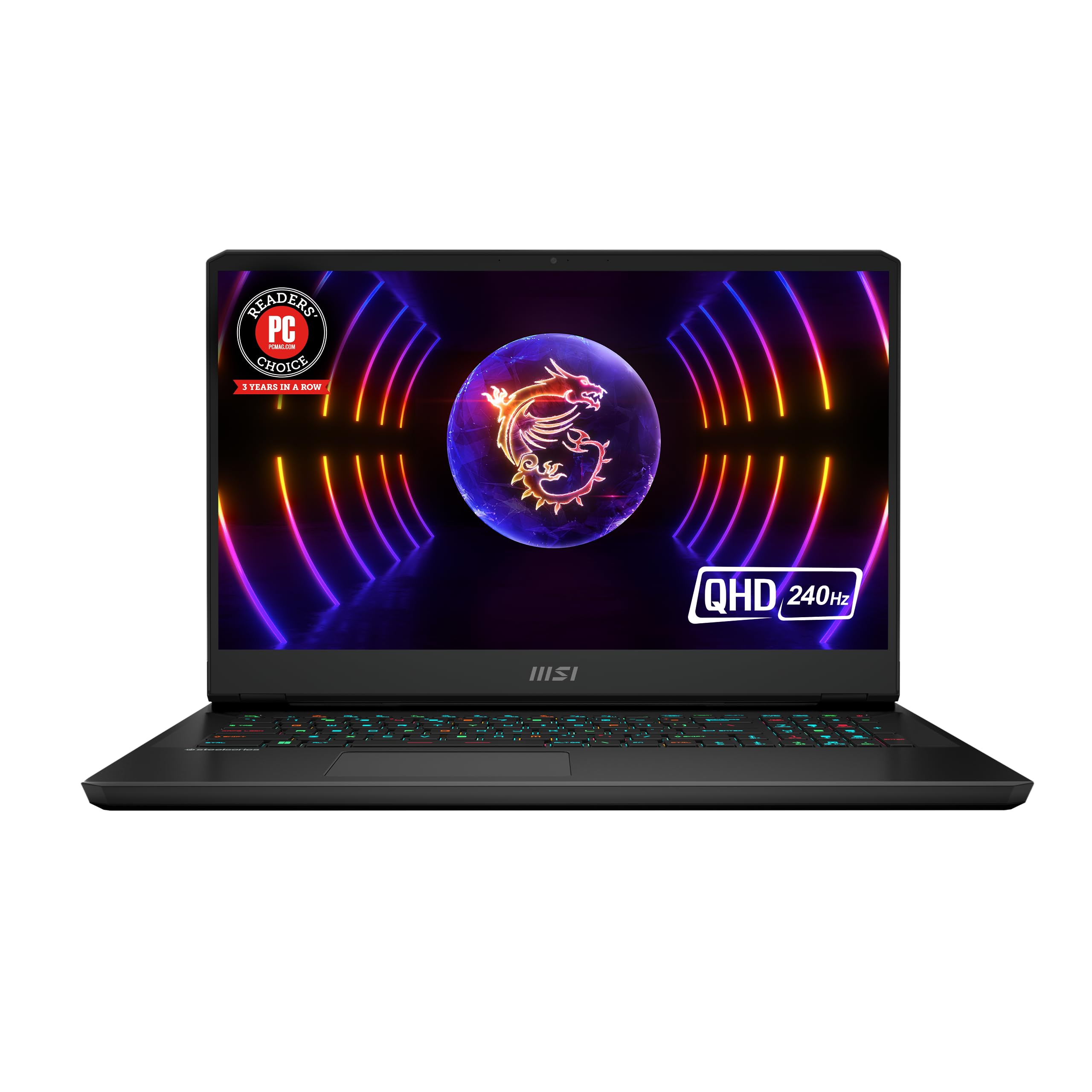 MSI Vector GP77 Laptop: Intel Core i9-13900H, GeForce RTX 4070, 17.3" QHD 240Hz 3ms, 32GB DDR5, 1TB NVMe SSD, USB 3.2 Gen2 Type C w/DP, Vapor Chamber Cooler, Win 11 Pro: Cosmo Gray 13VG-096US