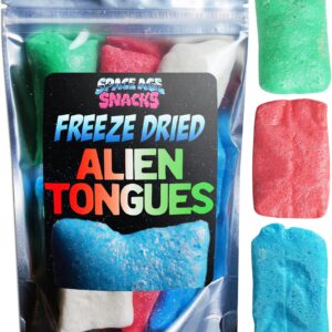 Premium Freeze Dried Alien Tongues Candy - Crunchy Freeze Dried Candy Shipped in Box for Extra Protection - Freeze Dry Candy Dry Freeze Candy for All Ages (4 Ounce)