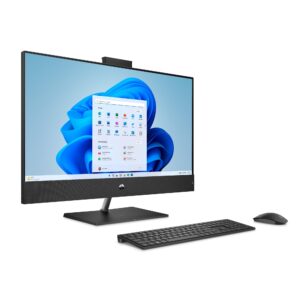 HP Pavilion 27 Touch Desktop 2TB SSD 64GB RAM (Intel 13th gen i7 Processor with 16 cores and Turbo to 4.90GHz, 64 GB RAM, 2 TB SSD, 27-inch FullHD Touchscreen, Win 11) PC Computer All-in-One