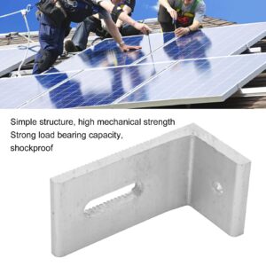 10PCS Solar Panel Mounting Brackets, Aluminum Alloy L Foot Solar Panel Mount Waterproof & Weather Proof, Strong Load Bearing Capacity, for Roof PV System