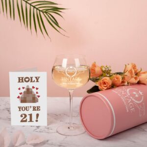 2024 21st Birthday Gifts For Her, 2003 21st Birthday Gifts For Women, 21st Birthday Gifts, 21st Birthday Gift Ideas, Wine Glass 21st Birthday, 21st Birthday Gifts For Daughter, Friend, Female