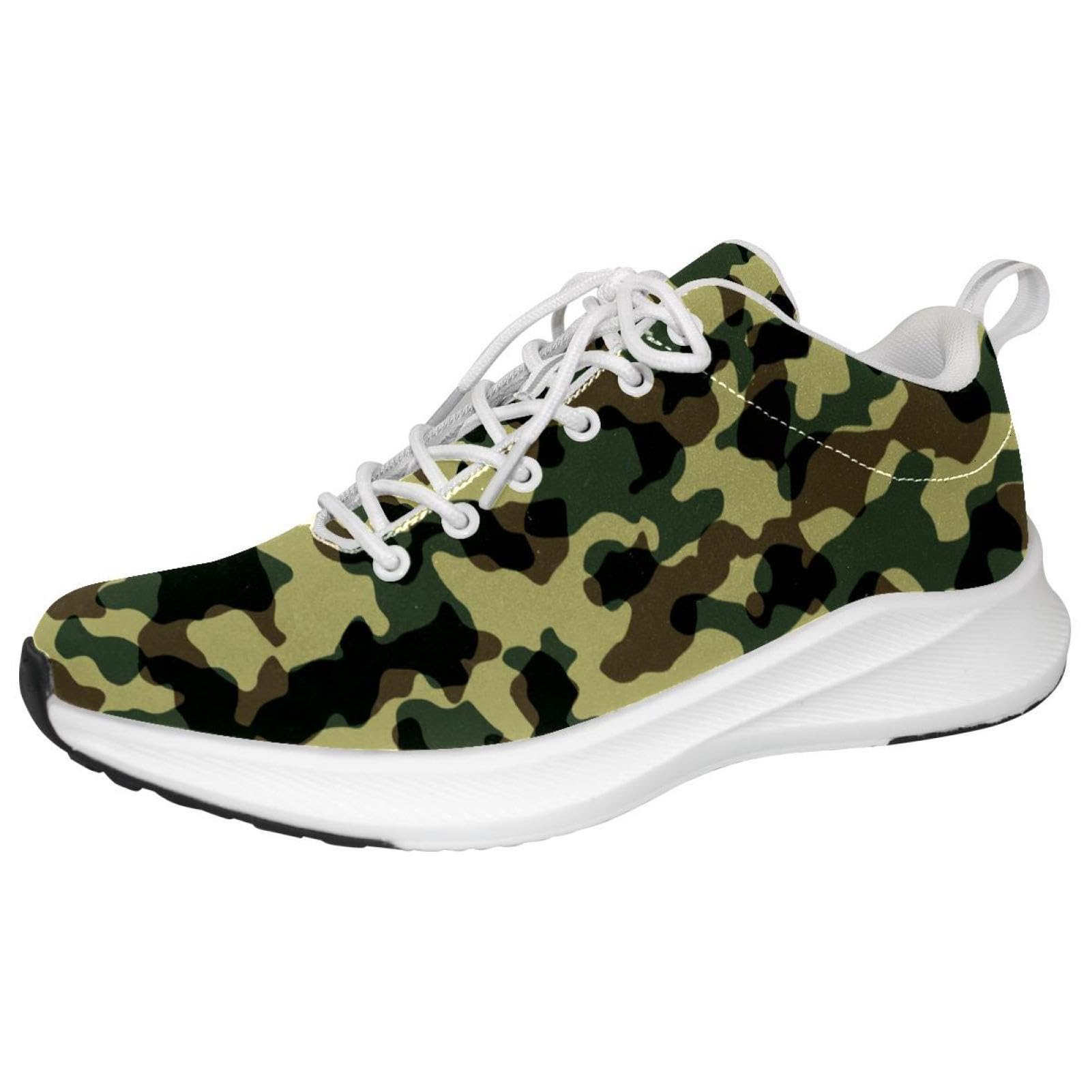 MhrsLifePack 10.5 Sports Shoe Lightweight Print Women's Running Shoes Shockproof Slip Girls Sneakers Camouflage