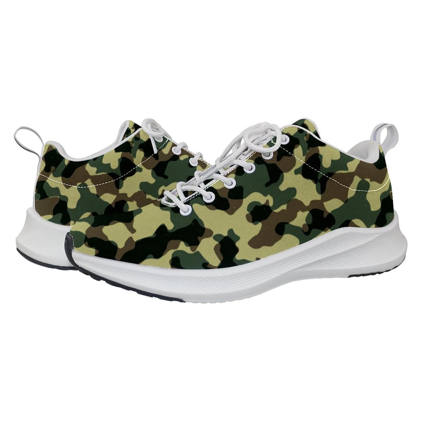 MhrsLifePack 10.5 Sports Shoe Lightweight Print Women's Running Shoes Shockproof Slip Girls Sneakers Camouflage