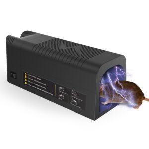 electric mouse trap effective humane indoor rat killer mice zapper upgraded instantly kill rodent with powerful voltage