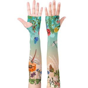 yphcdo gardening sleeves for women farm sun protection thorn proof cooling arm sleeves to cover arms for garden sports