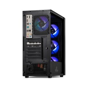 YEYIAN Gaming PC Yumi - Intel Core i5 13400F (> i7 12700F), GeForce RTX 4060 Gaming Computer Desktop, 1TB NVMe SSD, 16GB DDR5 4800 RAM, 650W Gold PSU, Intel B760, Prebuilt Win 11 Home PC, VR Ready