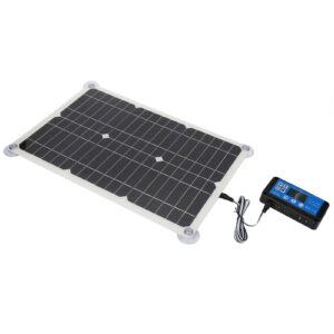 100W 18V Solar Battery Trickle Charger Maintainer, Portable USB Controller Monocrystalline Panel Charging Kit, Solar Panel Trickle Charging Kit for Car, Automotive