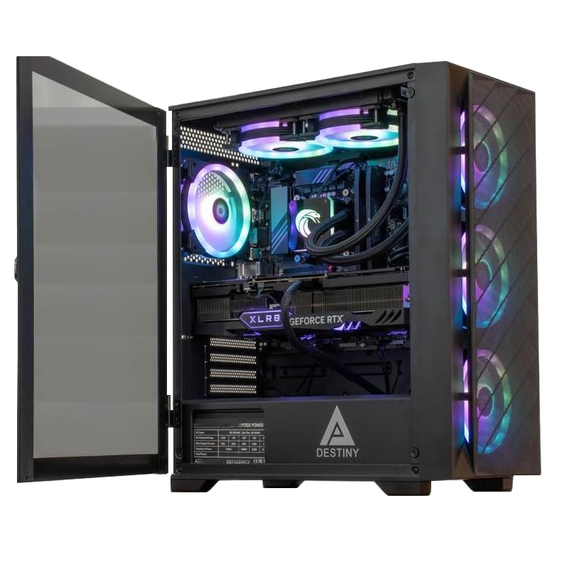 Cobratype Python Gaming PC - Intel Core i7-13700F, RTX 4060, Liquid Cooled, 32GB DDR5 RAM, 2TB NVMe, Windows 11 Home - Gaming Desktop