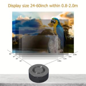 Mini Video Projector, 1080P Portable Projector Compatible with USB|Android Phone, Tech Gadgets, Outdoor Projector, Mini TV for Home /Camping/Travel/Party, Cool Stuff, Personalized Birthday Gifts